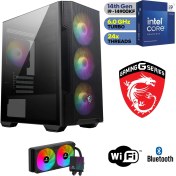 Resim MSI Msı-Şafak-Gaming Pc Ddr5 -Ekran Kartsız– Intel I9 14900KF – 32GB-64GB Ddr5 Ram-1tb M.2 Ssd-Sıvı Sogutmalı - Windows 11 Pro Masaüstü Bilgisayar 