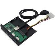 Resim Pazly 33s50-rtk Kart Okuyucu, Type-c Usb 3.0 Hub, 2 Port, Metal Panel, Siyah, Pc Ön Panel, Usb Güç Kablosu İle 