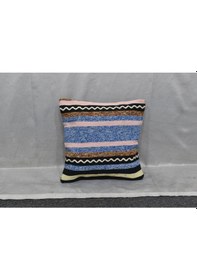 Resim Zehra Abla Halı Yeni El Dokuma Dekoratif Kilim Kırlent Yastık Kılıfı 6005 