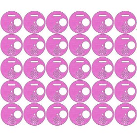 Resim 30 Adet Mor Plastik Arı Kovanı Giriş Diskleri - Arıcılık İçin Yuvarlak Çıkış Havalandırma Kapıları S202412244171 . 