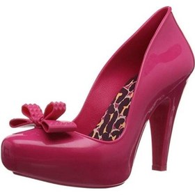 Resim Mel By Melissa Rasberry Iı 32127 Pink Pembe Platform Topuklu Pvc Kurdele Detaylı Kadın Ayakkabı Pembe 