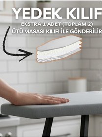 Resim Beylini Mini Ütü Masası Pratik Konforlu Taşınabilir Portatif Hafif Asılabilir Seyahat Kompakt Ütü Masa Gri 