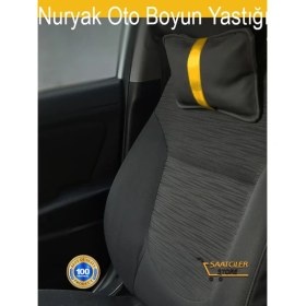 Resim Lincoln Navigator UN173 1998-2002 Oto Koltuk Sarı Şerit Boyun Yastığı 2 Adet 