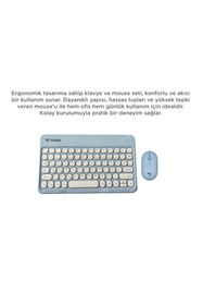 Resim Torima Bluetooth Kablosuz Klavye Mouse Seti TMK08 