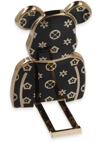 Resim NewFace Astro Stand Ayıcık Desenli - Siyah Zrnet 