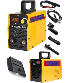 Resim FLEXMAC italy 250 amper kaynak makinesi ve 4 lü matkap seti 5 li set 