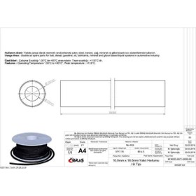 Resim IBRAS 10.0mm X 18.0mm Unıversal Yakıt Hortumu ( Makaralı ) B Tıpı 25 Mt 