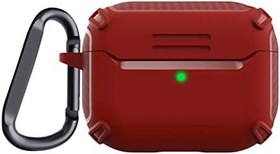 Resim Microsonic Apple AirPods Pro 2.Nesil Legacy Cube için Kılıf Kırmızı [AirPods Pro 2. Nesil ile Uyumlu Kılıf - Kırmızı] 