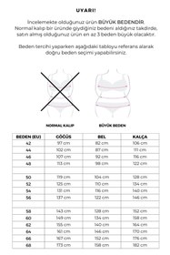 Resim Büyük Beden Balıkçı Yaka Uzun Kollu Dikiş Detaylı Yırtmaçlı Kazak 302872 - 48 / Krem 