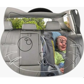 Resim Bebek Dikiz Aynası Kilitli Vantuzlu R450 Kiva Kedi Kör Nokta 10 x 12 Cm 1.524.040 