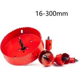 Resim 19MM 1 Adet 16-300MM Bi-Metal Ahşap Delik Testere Seti Ağaç Işleme Sac Plasti Alüminyum Sondaj Matkap Ucu Dıy Aracı Aksesuarları (Yurt Dışından) 