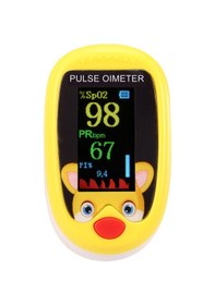 Resim Lemestar Çocuk Nabız Oksimetre Fingertip Mini: Spo2, Oksijen Ölçümü, 5sn Hızlı Okuma,sarı 