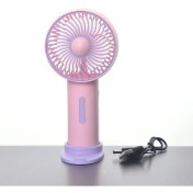 Resim İdol Avm Pembe Taşınabilir Şarjlı Mini El Vantilatörü Fan Küçük 
