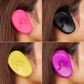 Resim Kadınlar için Saç Boyama Kulak Koruma Kapakları - Salon ve Ev Kullanımı için Yumuşak PVC Kulaklıklar, 4 Renk (Pembe/Siyah/Sarı/Mor) - Saç Boyama, Stil ve Boyama için Rahat Kulak Kapakları, Saç Salonu Malzemeleri, Stil Aksesuarları, Rahat Uygunluk, Dayanıklı Malzeme, Güzellik Tutkunları, Koruyucu Giyim, Rahat Uygunluk, Hafif Malzeme, Güzellik Tutkunları 