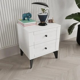 Resim Comiet Toprak 2 Çekmeceli Mdf Komodin 