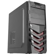 Resim Everest 720R Peak 250W 2 Sata Mesh Midi Tower Bilgisayar Kasası Siyah 