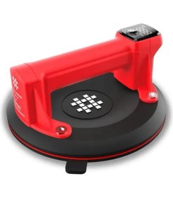 Resim Shijing Tools P618A Şarjlı Hava Pompalı Dijital Vantuz - Cam Granit Seramik Ayna Taşıma Vantuzu 