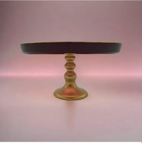 Resim Glaze Mud Kek Standı Bordo 28 cm 