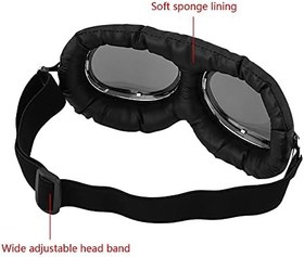 Resim Qiilu Motosiklet ve kayak gözlüğü UV koruması rüzgar geçirmez 