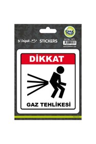 Resim CREA Bi' Değişik Stıcker - Dikkat Gaz Tehlikesi 1471 