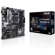 Resim Prıme B550m-a/csm Ddr4 Sata3 M2 Pcıe Nvme Hdmı Dvı Pcıe 16x V4.0 Am4 Matx Kurumsal Anakart Asus