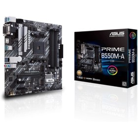 Resim Prıme B550m-a/csm Ddr4 Sata3 M2 Pcıe Nvme Hdmı Dvı Pcıe 16x V4.0 Am4 Matx Kurumsal Anakart Asus