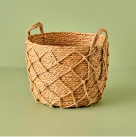 Resim Gesy Hasır Sepet Naturel (33X33X26 CM) 