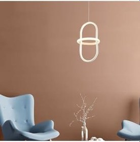 Resim TT AYDINLATMA Tt006-1-by Minyon Modeli (Gün Işığı Led) Tekli Mat Beyaz Led Avize Beyaz 15 x 31 