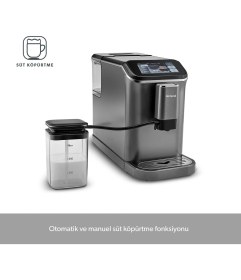 Resim Hepta Collection Coffeebreak 5008H Öğütücülü, Süt Köpürtücülü, Dokunmatik Ekranlı Full Otomatik Espresso Makinesi 