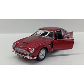 Resim Kinsmart Dianomi 1 38 ASTON MARTİN DB5 13 cm ÇEK BIRAK METAL ARABA red 