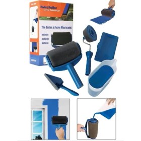 Resim Paint Roller Damlatmayan Duvar Boya Rulosu 5 Li Set 