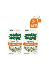 Resim Doğadan Portakal Çiçekli Bardak Poşet Beyaz Çay 2 x 18'li 