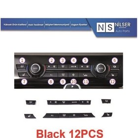 Resim Klima Tuş Takımı F10 F07 F01 Set 12 Adet 2007-2012 A61319313923 