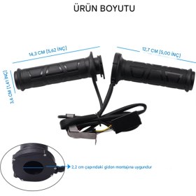 Resim Motonum Bajaj Dominar 400 Isıtmalı Elcik-4 Kademe Sıcaklık Ayarı- IEL564 