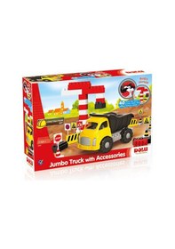 Resim 6045 Dolu. Jumbo Kamyon Trafik Seti ve Bloklar. 