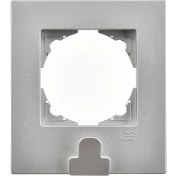 Resim Günsan Elektrik Eqona Pratik Notluk Çerçeve, Gümüş 