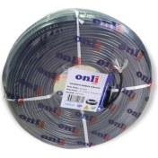 Resim Onli 2+1 0.50MM 250METRE Dış Ortam Cctv Kamera Kablosu Siyah 