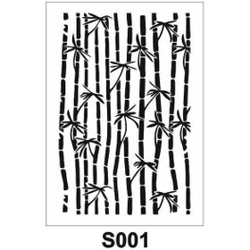 Resim Diğer Karışık Desenler Stencil Şablon 25X35 S-001 