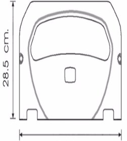 Resim KG-GOLDPAPER Siyah Renk Klozet Kapak Örtüsü Banyo Ve Wc Klozet Aparatı Dispanseri 