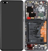 Resim Huawei Uyumlu P40 Pro Lcd Ekran Dokunmatik Siyah Çıtalı Servis 