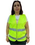 Resim Skygo Fermuarlı Sarı İkaz Yeleği XL Beden 59 cm 