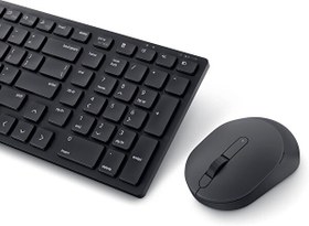 Resim Dell Pro KM555 Sessiz Kablosuz Klavye ve Mouse Seti Siyah 