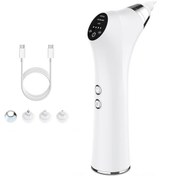 Resim Samdoo 3 Seviye Emme Gücü Bebek Elektronik Burun Emici, 60kpa Maksimum Sogma, Sessiz Motor, 800mah Pil, 4 Farklı Uç, Yumuşak Silikon Materyal 