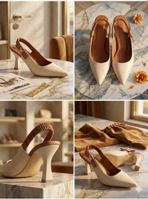 Resim Nesilshoes Nesil Shoes Gabbel 205 Ten Topuklu Kadın Sandalet 