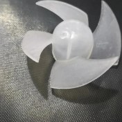 Resim FullYedek Awox Saç Kurutma Makinesi Pervanesi 4 Kanat Çap 59 mm Mil Yuvası 
