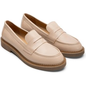 Resim Emienza Vega(Mınos)Vegan Deri Bant Detaylı Bayan Loafer 