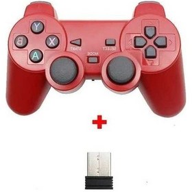 Resim Createtech Red-2.4g Kablosuz Gamepad Ps3/tv Kutusu/android Telefon Pc Joystick Süper Konsol X Pro Oyun Denetleyicisi Ps3 Aksesuarları Yeni Tasarım 