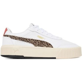 Resim Puma Carina Mia Animal Flair Kadın Sneaker Ayakkabı 40351501 Beyaz 