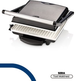 Resim GoldMaster Sera 1800 Watt Seramik Tost Ve Izgara Makinesi Gm-7436 