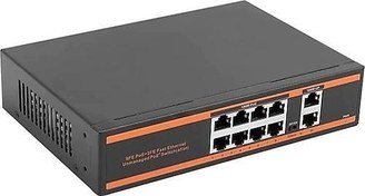 Resim Nova ND1PG0822A 8 Port Poe+ 10-100-1000 Mbps 2 Port 10-100-1000 Mbps Uplink 2 Port SFP Switch 150W Nova ND1PG0822A 8 Port Poe+ 10-100-1000 Mbps 2 Port 10-100-1000 Mbps Uplink 2 Port SFP Switch 150W